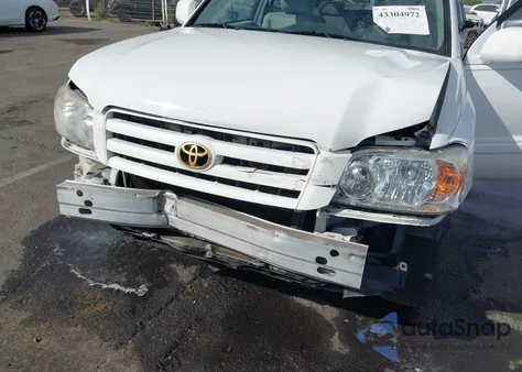 2005 Toyota Highlander V6 from USA, damaged, VIN JTEDP21A250076189